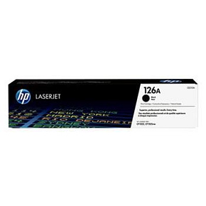 TONER HP CE310A Čierny toner HP126 poškodená krabica TONER HP CE310A Čierny toner HP126 poškodená krabica