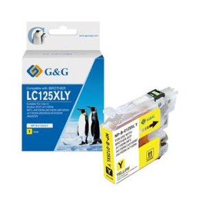 alt. kazeta G&G pre BROTHER LC125XLY DCP-J4110DW / MFC-J4410DW / MFC-J4510DW / MFC-J4610DW / MFC-J4710DW / MFC-J6520DW (Y)