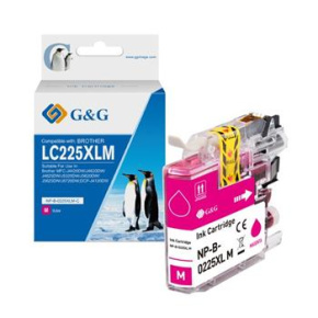 alt. kazeta G&G pre BROTHER LC225XLM MFC-J5320DW / DCP-J4120DW / MFC-J4420DW / MFC-J4425DW / MFC-J4620DW (17.2ml/M)