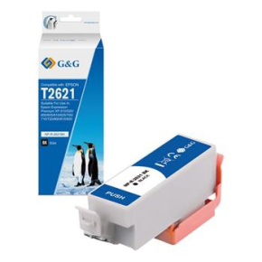 alt. kazeta G&G pre EPSON C13T26214010 XP-600 / XP-605 / XP-700 / XP-800 (24,4ml/BK)