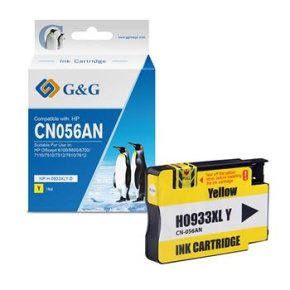 alt. kazeta G&G pre HP 933XLY CN056AE OfficeJet 6100 ePrinter H611a / Officejet 6600 / Officejet 6700 (16ml/Y)
