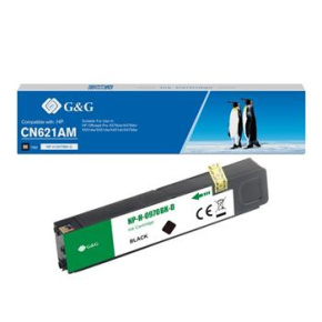 alt. kazeta G&G pre HP 970BK  Officejet Pro X451dn / X551dw / Officejet Pro X476dw / X476dn / X576dw Multifunction (110ml/BK)
