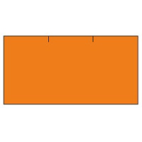 cenovkové etikety 37x19 CONTACT - oranžové (pre etiketovacie kliešte) 1.000 ks/rol.