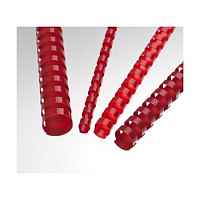 Plastic back 16 mm, red*100ks