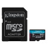 Pamäťová karta Kingston Canvas Go! Plus microSDXC 64GB Class 10, UHS-I, U3, V30, A2, 200/104MB/s (+ adaptér)