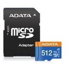 Pamäťová karta ADATA Premier micro SDXC karta 512GB UHS-I Class 10 + adaptér