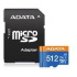 Pamäťová karta ADATA Premier micro SDXC karta 512GB UHS-I Class 10 + adaptér