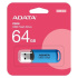 USB kľúč ADATA Classic Series C906 64GB USB 2.0 snap-on cap design, modrý