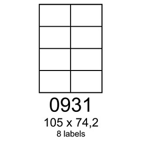 etikety RAYFILM 105x74,2 červené flourescentné laser R01320931A (100 list./A4) etikety RAYFILM 105x74,2 červené flourescentné laser R01320931A (100 list./A4)