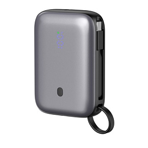 Platinet PMPB1020C Powerbanka 10000 mAh 20W Power Delivery, 2xUSB-C, 1xUSB-A, kábel USB-C 1m, black Platinet PMPB1020C Powerbanka 10000 mAh 20W Power Delivery, 2xUSB-C, 1xUSB-A, kábel USB-C 1m, black