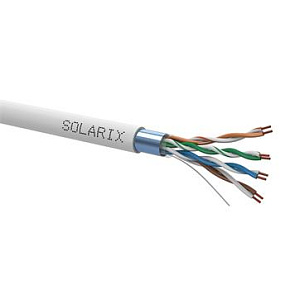 Kabel licna Solarix CAT5E FTP PVC šedý 305m/box SXKL-5E-FTP-PVC-GY Kabel licna Solarix CAT5E FTP PVC šedý 305m/box SXKL-5E-FTP-PVC-GY