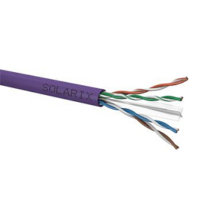 Instalační kabel Solarix CAT6 UTP LSOH D<sub>ca</sub>-s2,d2,a1 450 MHz 500m/cívka SXKD-6-UTP-LSOH Instalační kabel Solarix CAT6 UTP LSOH D<sub>ca</sub>-s2,d2,a1 450 MHz 500m/cívka SXKD-6-UTP-LSOH