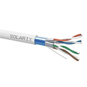 Instalační kabel Solarix CAT6A FFTP LSOH D<sub>ca</sub>-s2,d2,a1 500m SXKD-6A-FFTP-LSOH Instalační kabel Solarix CAT6A FFTP LSOH D<sub>ca</sub>-s2,d2,a1 500m SXKD-6A-FFTP-LSOH