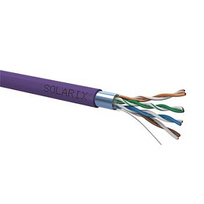 Instalační kabel Solarix CAT5E FTP LSOH D<sub>ca</sub>-s1,d2,a1 500m/cívka SXKD-5E-FTP-LSOH Instalační kabel Solarix CAT5E FTP LSOH D<sub>ca</sub>-s1,d2,a1 500m/cívka SXKD-5E-FTP-LSOH