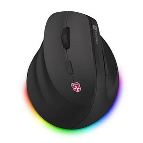 CONNECT IT FOR HEALTH ergo. vertikálna myš pre ľavákov, 2400dpi, 6 tl., bezdrôtová, USB, RGB podsv., vstav. bat., čierna CONNECT IT FOR HEALTH ergo. vertikálna myš pre ľavákov, 2400dpi, 6 tl., bezdrôtová, USB, RGB podsv., vstav. bat., čierna