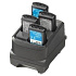 Zebra battery charging station, 4 slots, pre MC3200, MC3300