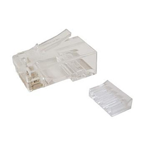 Konektor RJ45 CAT6 UTP 8p8c nestíněný skládaný na licnu KRJ45/6 Konektor RJ45 CAT6 UTP 8p8c nestíněný skládaný na licnu KRJ45/6