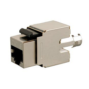 Zařezávací keystone Solarix CAT6 STP SXKJ-6-STP-BK Zařezávací keystone Solarix CAT6 STP SXKJ-6-STP-BK