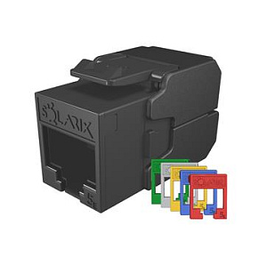 Samořezný keystone Solarix CAT5E UTP SXKJ-5E-UTP-RAL-SA, RAL FIT moduly, SECURE CAP Samořezný keystone Solarix CAT5E UTP SXKJ-5E-UTP-RAL-SA, RAL FIT moduly, SECURE CAP
