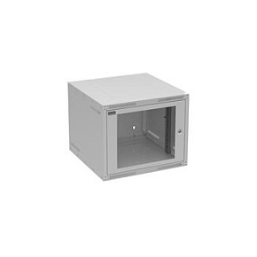 Rozvaděč nástěnný GrandN 9U 600mm, dveře sklo, RAL 7035, GrandN-9U-66-11-G Rozvaděč nástěnný GrandN 9U 600mm, dveře sklo, RAL 7035, GrandN-9U-66-11-G