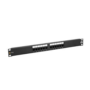 19" patch panel Solarix 12 x RJ45 CAT5E UTP 150 MHz černý 1U SX12-5E-UTP-BK 19" patch panel Solarix 12 x RJ45 CAT5E UTP 150 MHz černý 1U SX12-5E-UTP-BK