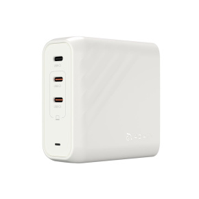 Adam Elements Omnia Pro 140W 3-Port GaN Power Charging Kit - White
