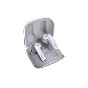 ASUS ROG Cetra True Wireless Gaming Headphones, moonlight white, vystavený, záruka 21 mesiacov