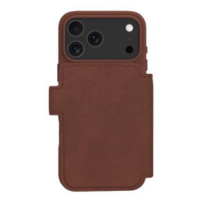 dbramante1928 - Puzdro Lynge s MagSafe pre iPhone 17 Pro Max, dark tan