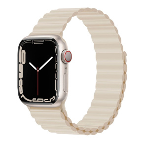 Devia remienok Deluxe Series Sport3 Silicone Magnet Band 44/45/46mm - Starlight