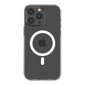 Devia kryt Pure Clear Magnetic Shockproof Case pre iPhone 14 Pro Max - Clear