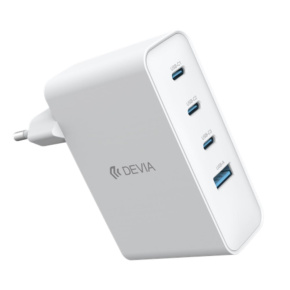 Devia sieťová nabíjačka Extreme Speed GaN PD 3x USB-C/USB-A 100W - White