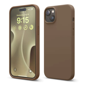 Elago kryt Silicone Case pre iPhone 15 Plus - Brown