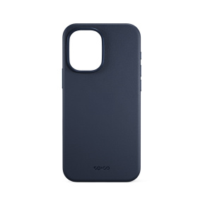 Epico Leather Pro Mag+ Case iPhone 17 Qi2 & Magsafe kompatibilní - modrá
