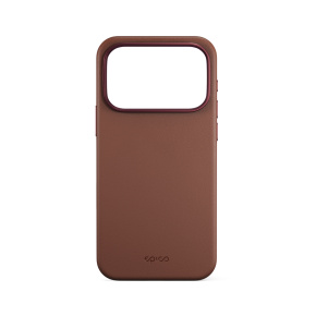 Epico Leather Pro Mag+ Case iPhone 17 Pro Max Qi2 & Magsafe kompatibilní - hnědá