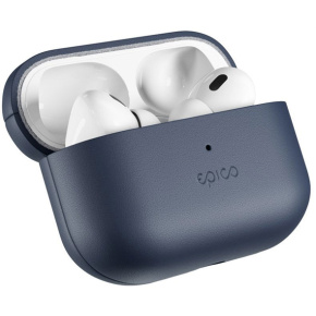 Epico Leather Case pre Airpods Pro 3 - modrá