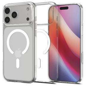 Spigen kryt Liquid Crystal Magsafe pre iPhone 17 Pro - Clear White