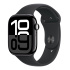 Apple Watch Series 10 GPS 46mm Jet Black Aluminium Case with Black Sport Band - S/M