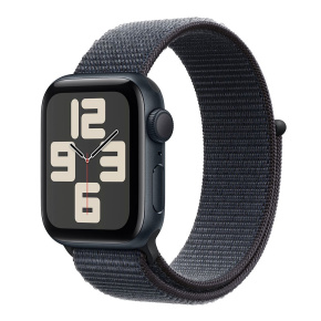 Apple Watch SE GPS 44mm Midnight Aluminium Case with Ink Sport Loop Apple Watch SE GPS 44mm Midnight Aluminium Case with Ink Sport Loop