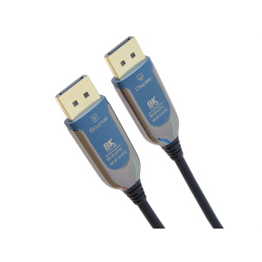 OEM 8K Optical DisplayPort 1.4 cable M/M, gold-plated connector 50m OEM 8K Optical DisplayPort 1.4 cable M/M, gold-plated connector 50m