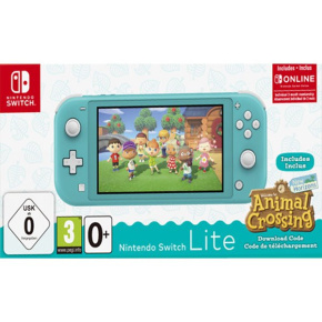 Nintendo Switch Lite, turquoise + Animal Crossing: New Horizons +  Nintendo Switch Online 12 months
