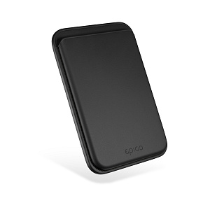 Epico Mag+ Leather Wallet - čierna Epico Mag+ Leather Wallet - čierna