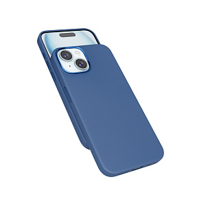 Epico Mag+ kožený kryt iPhone 15 - modrá Epico Mag+ kožený kryt iPhone 15 - modrá