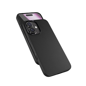 Epico Mag+ kožený kryt iPhone 16 - čierna Epico Mag+ kožený kryt iPhone 16 - čierna