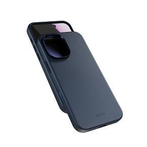 Epico Leather Mag+ Case iPhone 17 - modrá Epico Leather Mag+ Case iPhone 17 - modrá