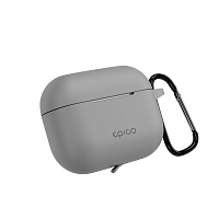 Epico puzdro s karabínou AirPods Pro 3 - šedá