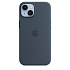 iPhone 14 Silicone Case with MagSafe - Storm Blue
