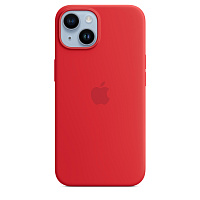 iPhone 14 Silicone Case with MS - (PRODUCT)RED