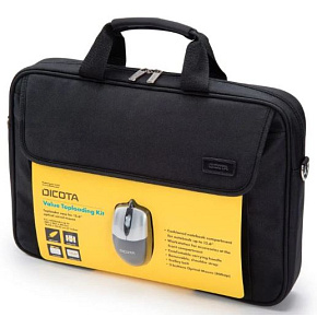 DICOTA Notebook bag Value Toploading 14-16 inch (mouse kit) DICOTA Notebook bag Value Toploading 14-16 inch (mouse kit)
