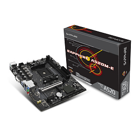 SAPPHIRE A520M-E/AM4/mATX SAPPHIRE A520M-E/AM4/mATX