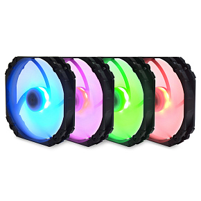 SCYTHE KF1425FD18R-P Kaze Flex 140 mm Round RGB PWM Fan 300-1800 rpm SCYTHE KF1425FD18R-P Kaze Flex 140 mm Round RGB PWM Fan 300-1800 rpm